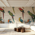 Parrot Paradise II Mural Wallpaper - room preview 04