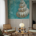 Treasures From the Sea Aqua I Mural Wallpaper - room preview 04