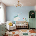 Ducks in the Snow V Mural Wallpaper - room preview 04