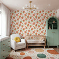 Heartful Strawberries Mural Wallpaper - room preview 04