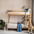 Coastal Leaning Red Mural Wallpaper - room preview 04