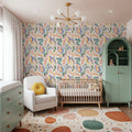 Rainbow Swirls Mural Wallpaper - room preview 04