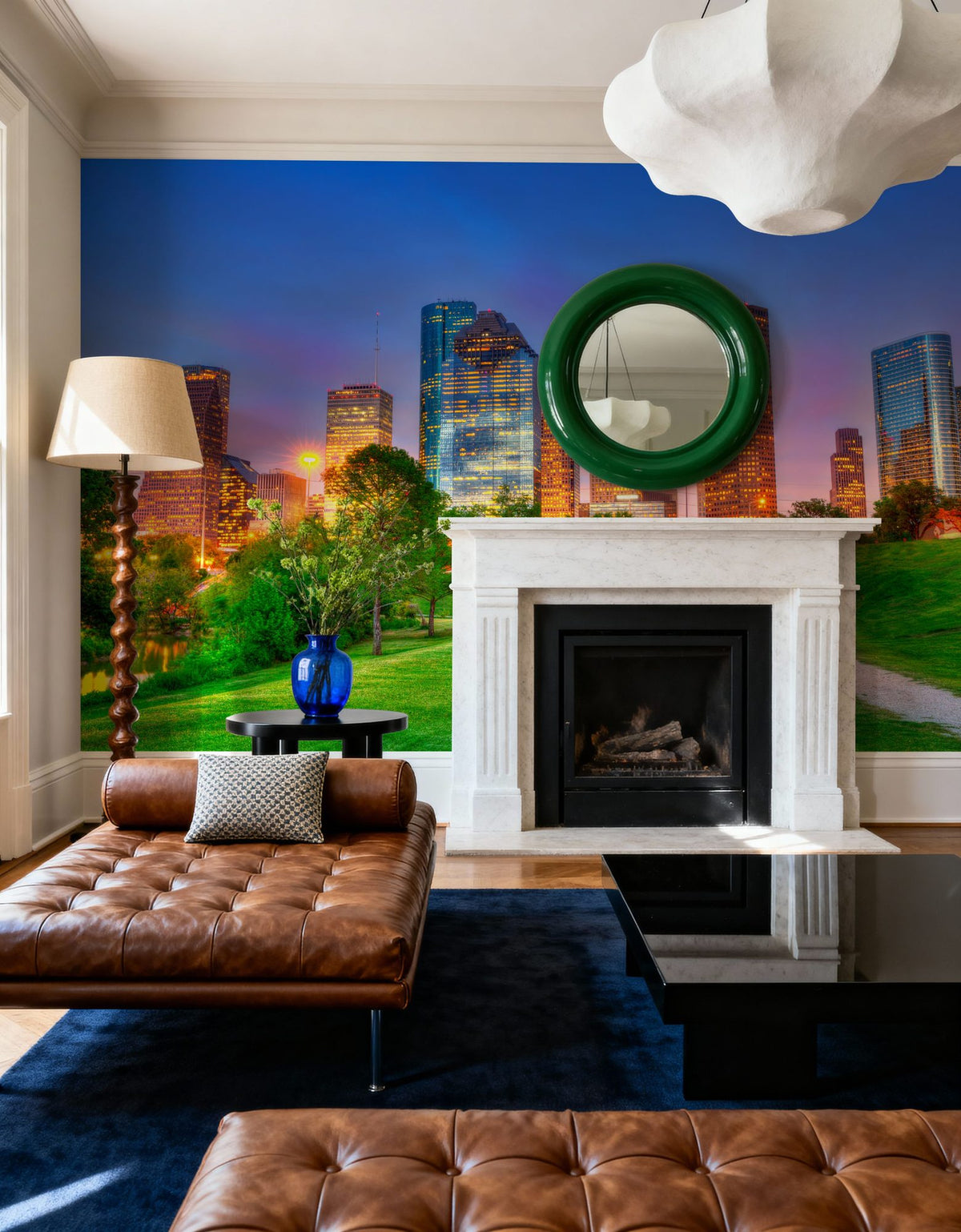 Lush Houston Sunset Mural Wallpaper - room preview 04