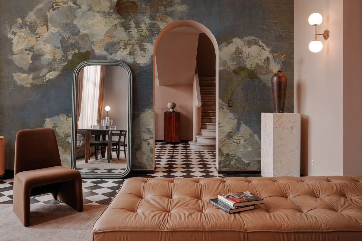 Flowers in Morning Dew I Mural Wallpaper - room preview 04