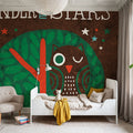 Happy Camper Night Owl Mural Wallpaper - room preview 04