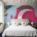 Mystical Woman II Mural Wallpaper - Purple Tone - room preview 04