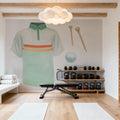 The Fairway IV Mural Wallpaper - Light Tone - room preview 04