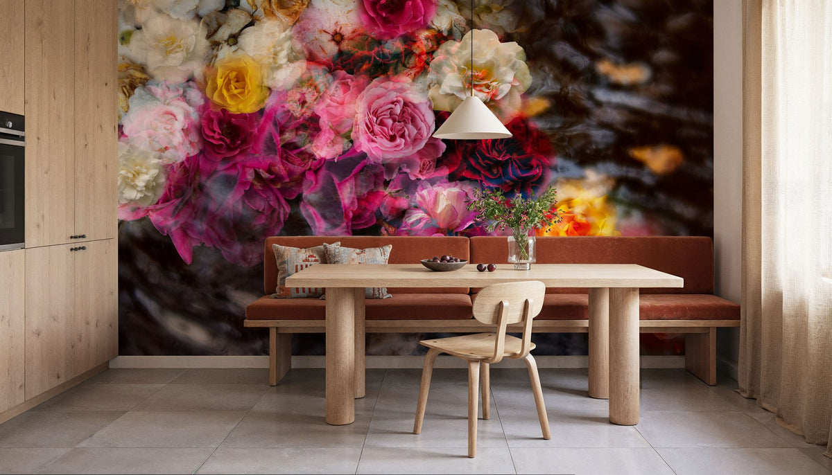 River of Roses Mural Wallpaper - room preview 04