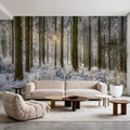Winter Day Mural Wallpaper - room preview 04