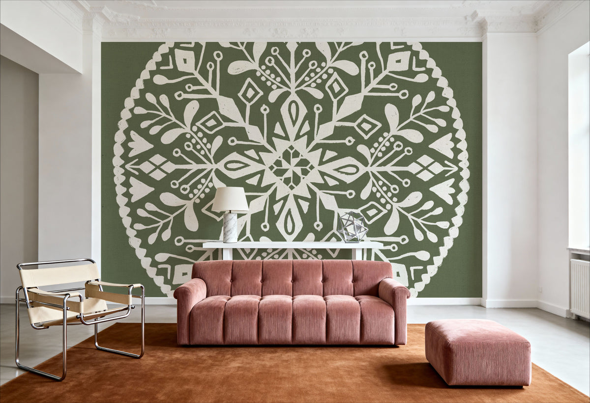 Holiday Form XI Mural Wallpaper - room preview 04