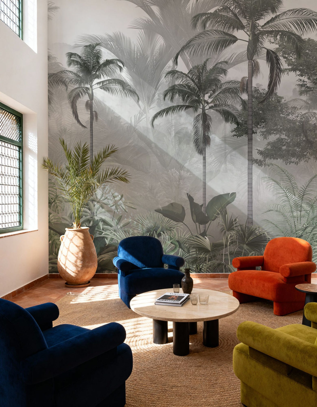 Lush Jungle Mural Wallpaper - room preview 04