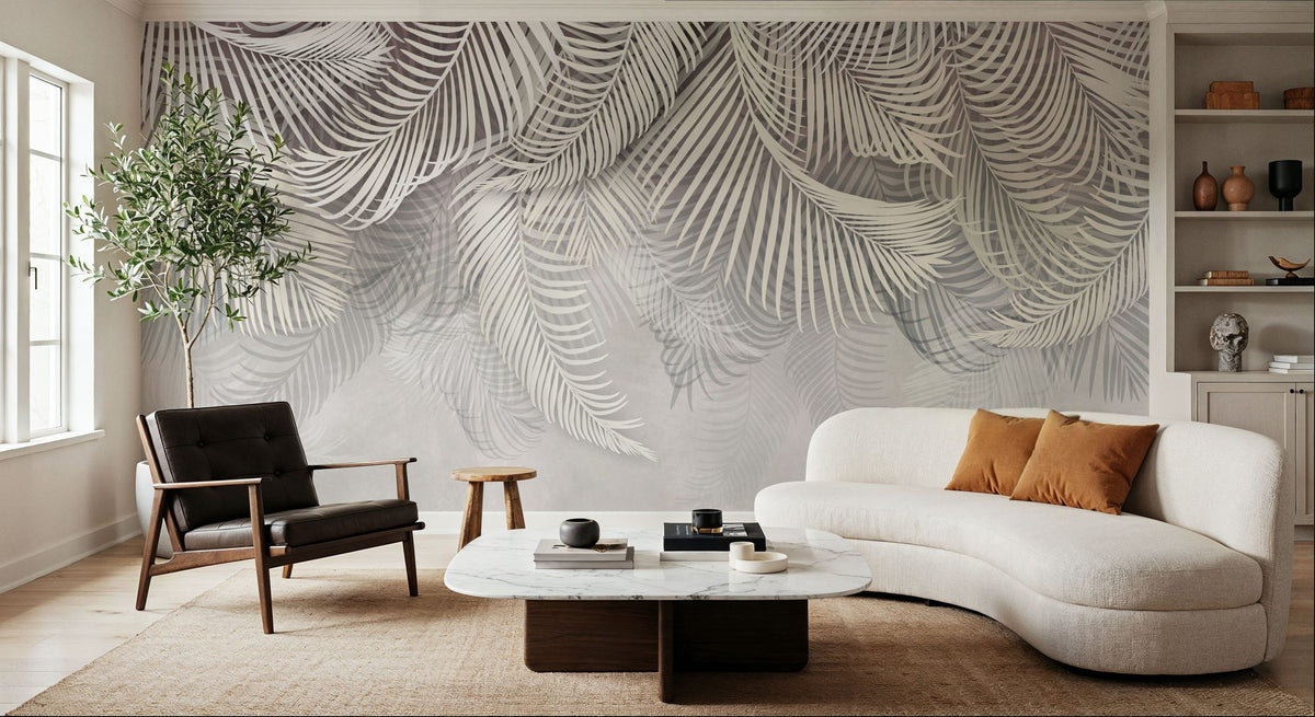 Elegant Palms Mural Wallpaper - room preview 04