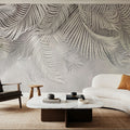 Elegant Palms Mural Wallpaper - room preview 04