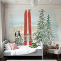 Winter Stroll IV Mural Wallpaper - room preview 04