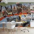 Greetings From Salisbury Beach Mural Wallpaper - room preview 04