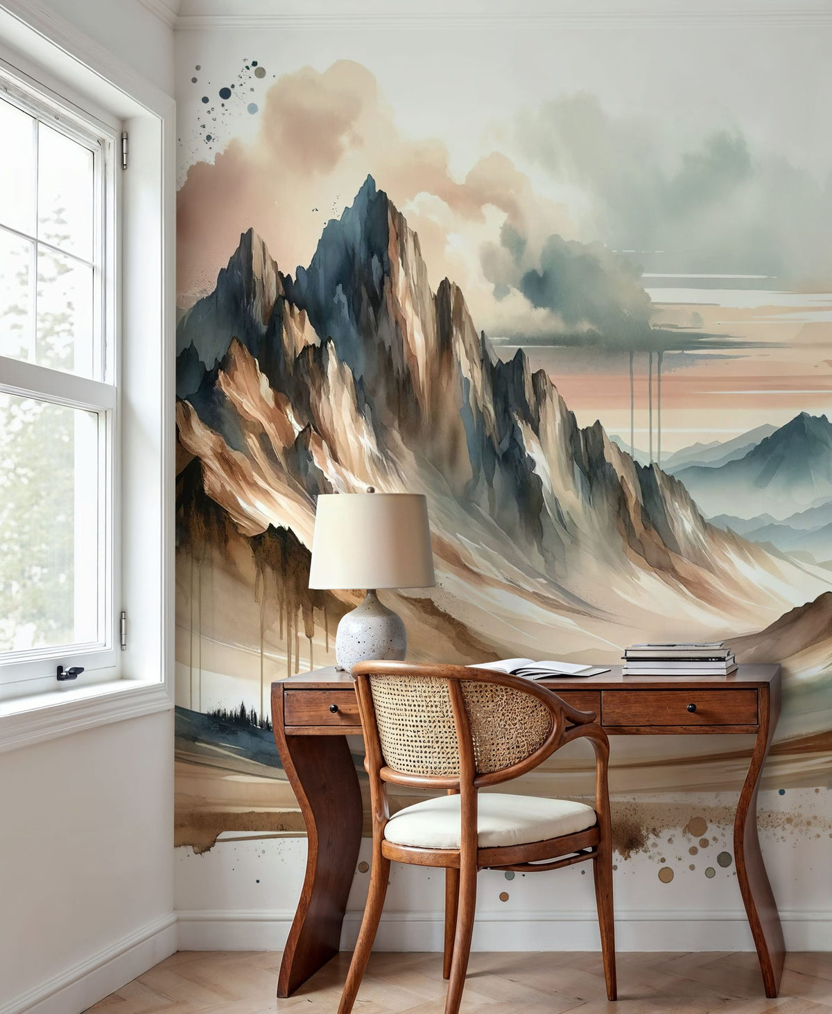 Mountain Majesty Mural Wallpaper - room preview 04