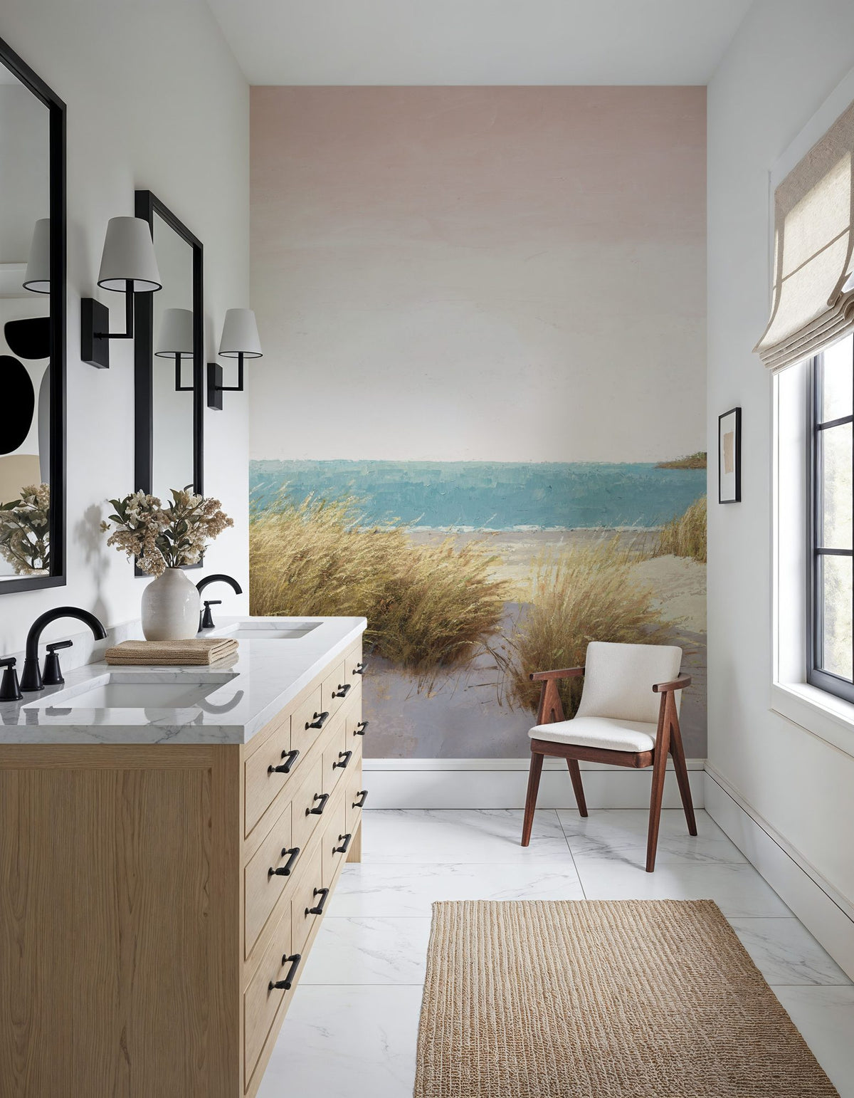 Lighthouse by the Sea Mural Wallpaper - room preview 04