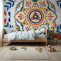 Tex Mex Mandala Tile II Mural Wallpaper - room preview 04