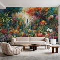 Lush Garden of Eden At Sunrise Mural Wallpaper - room preview 04