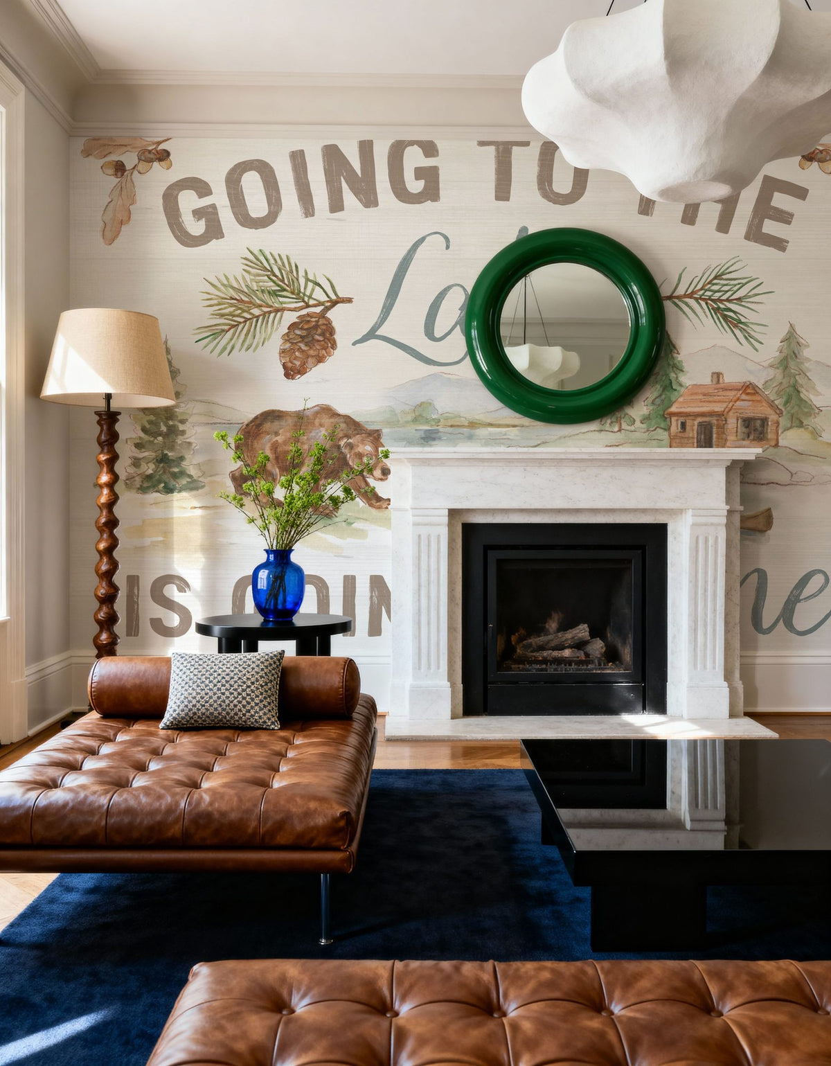 Lake Retreat VII Mural Wallpaper - room preview 04