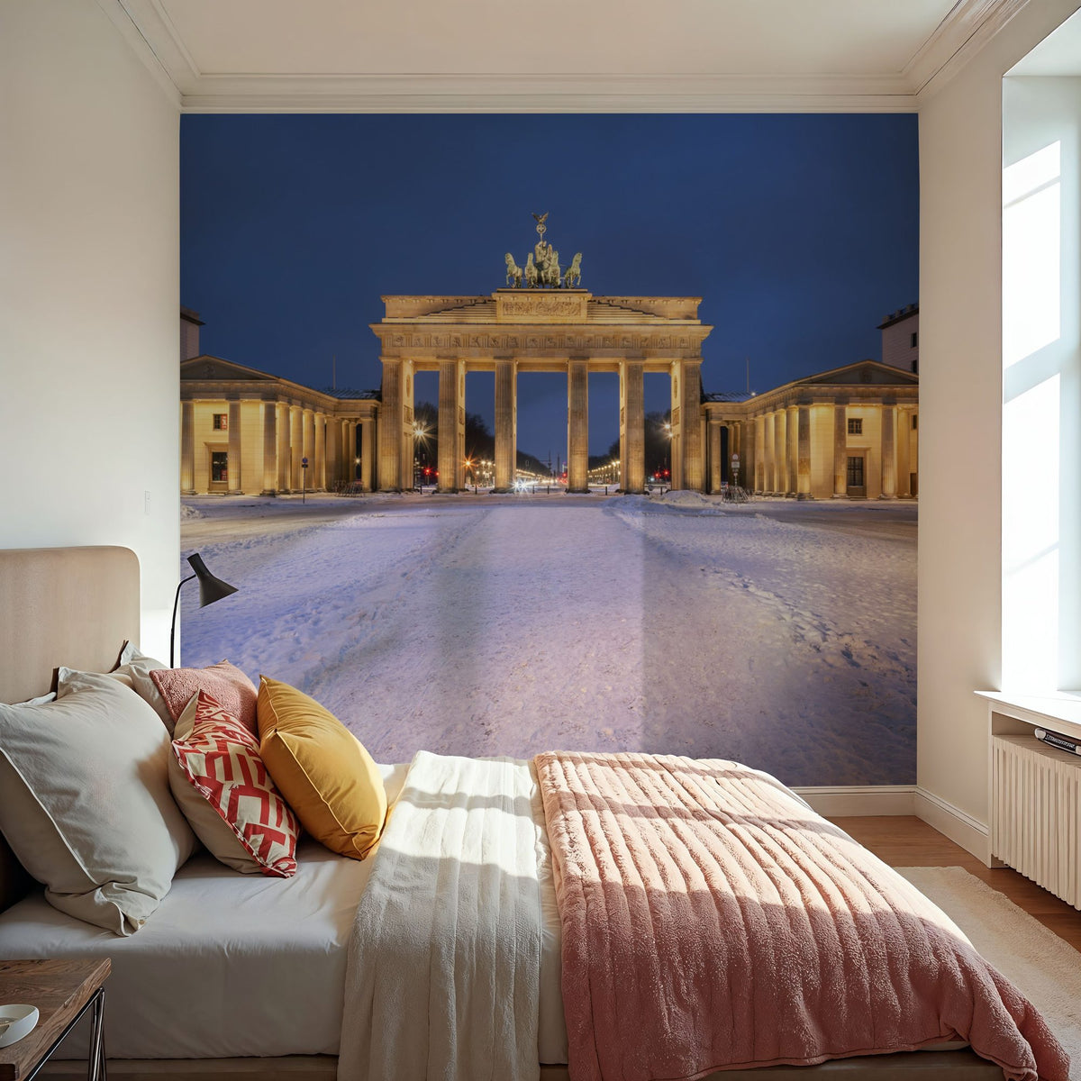 Brandenburger Tor in Winter Mural Wallpaper - room preview 04