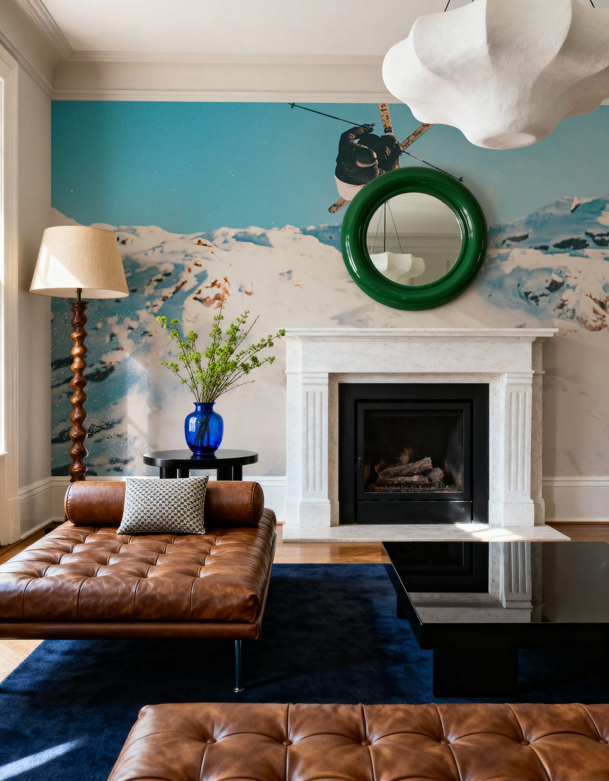 Snow Day II Mural Wallpaper - room preview 04