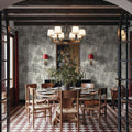 Park Trees, Off White Mural Wallpaper - room preview 04