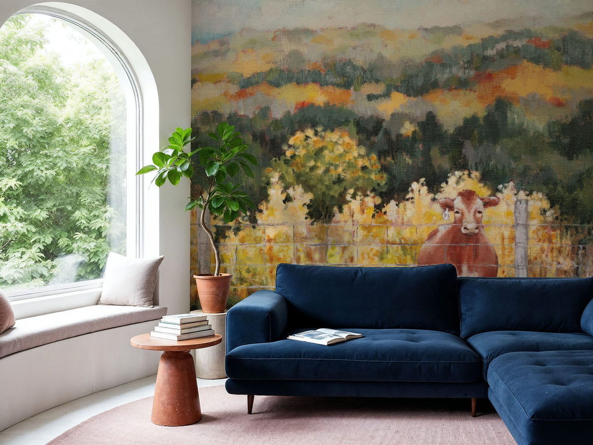 Fall on the Farm Mural Wallpaper - room preview 04