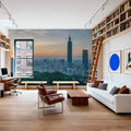 Taipei Sunset II Mural Wallpaper - room preview 04