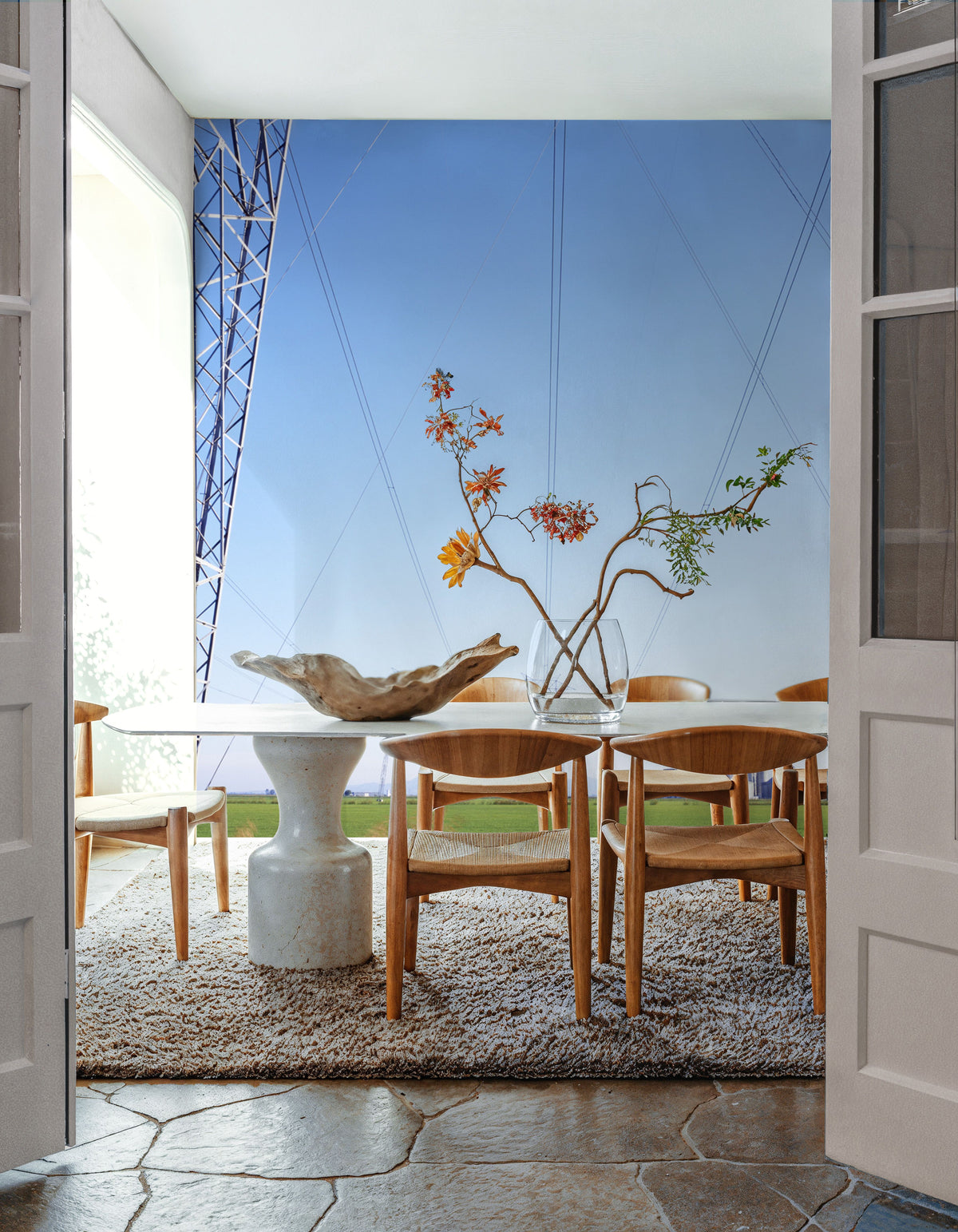 Fields of Power Mural Wallpaper - room preview 04