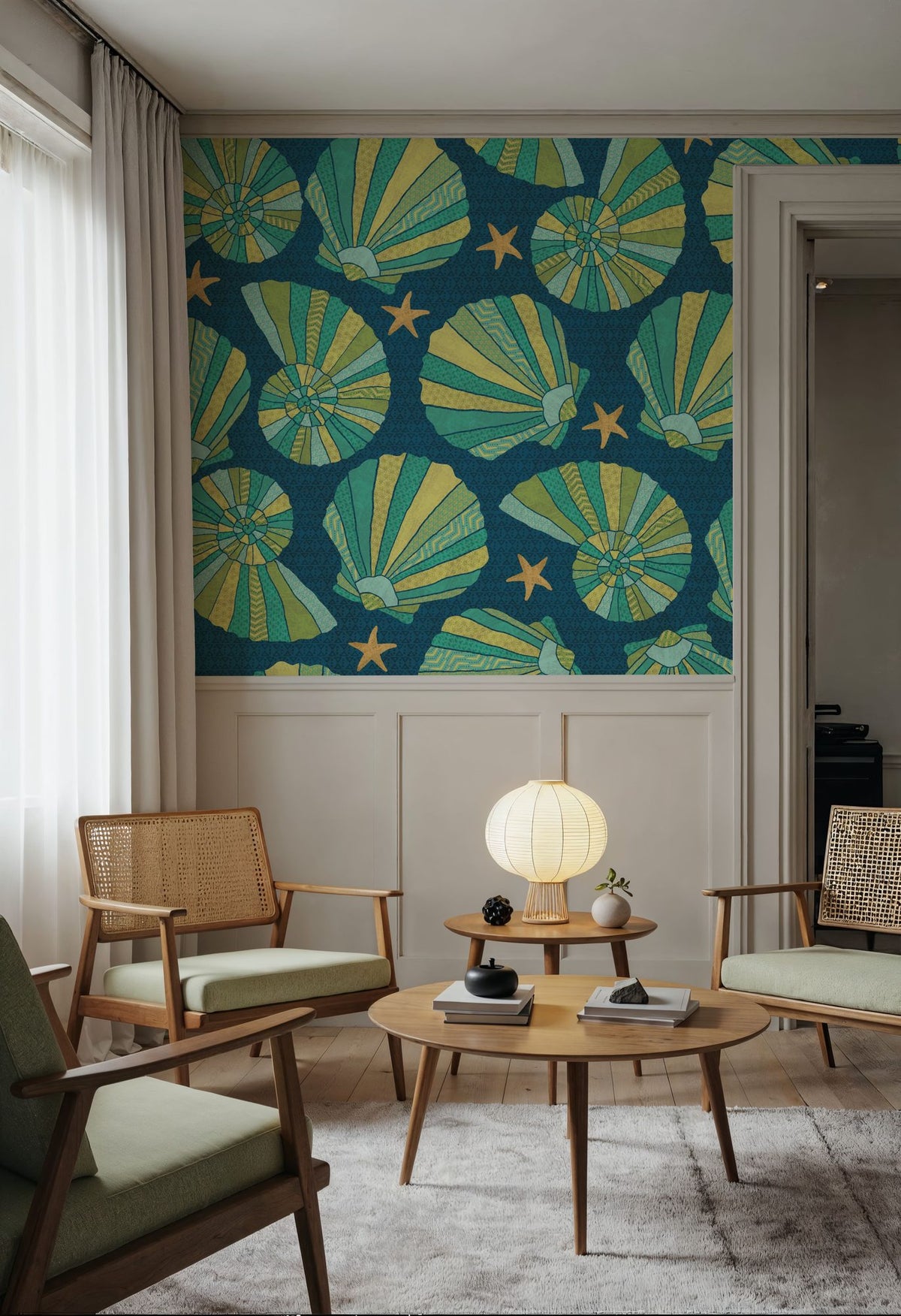 Coastal Treasure XIV Mural Wallpaper - room preview 04