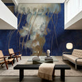 Treasures From the Sea Indigo II Mural Wallpaper - room preview 04