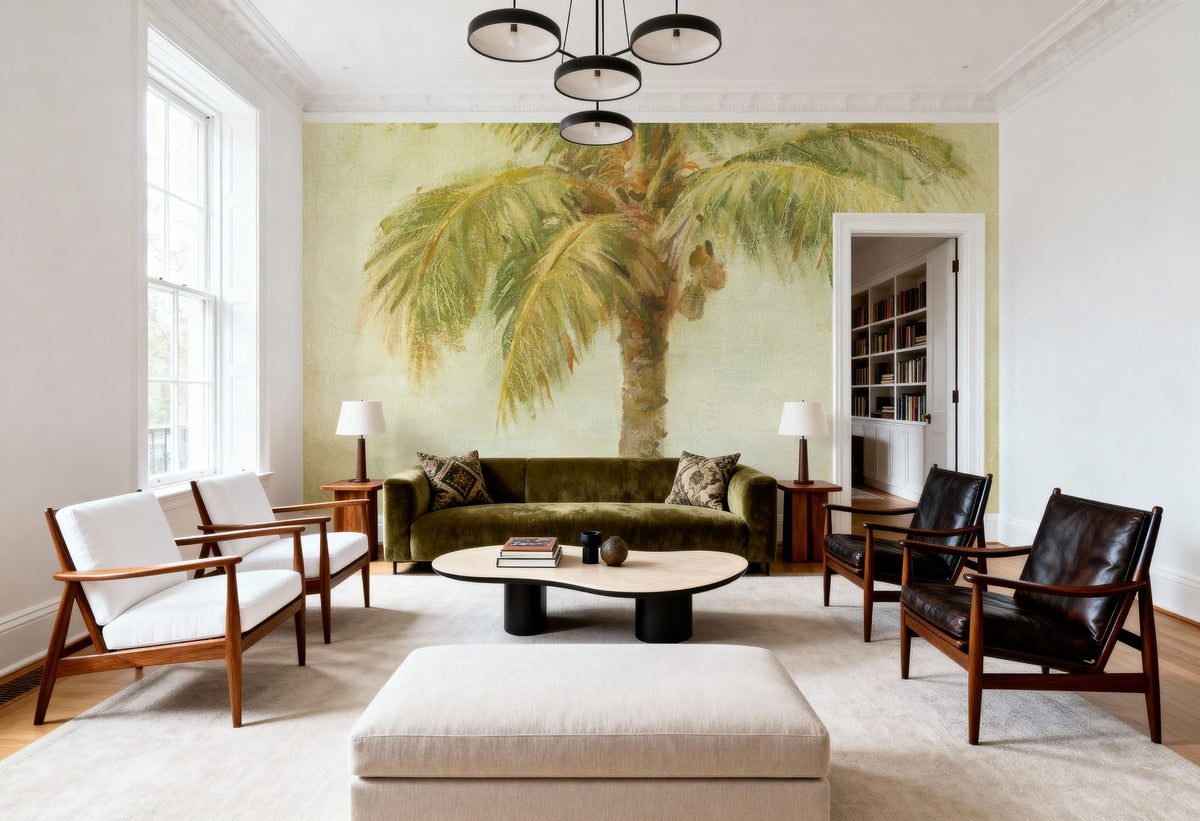 Mirage Palm II Mural Wallpaper - room preview 04