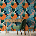 Orange Juice Mural Wallpaper - room preview 04