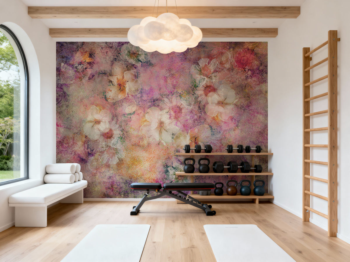 Floral Arcadia Mural Wallpaper - room preview 04