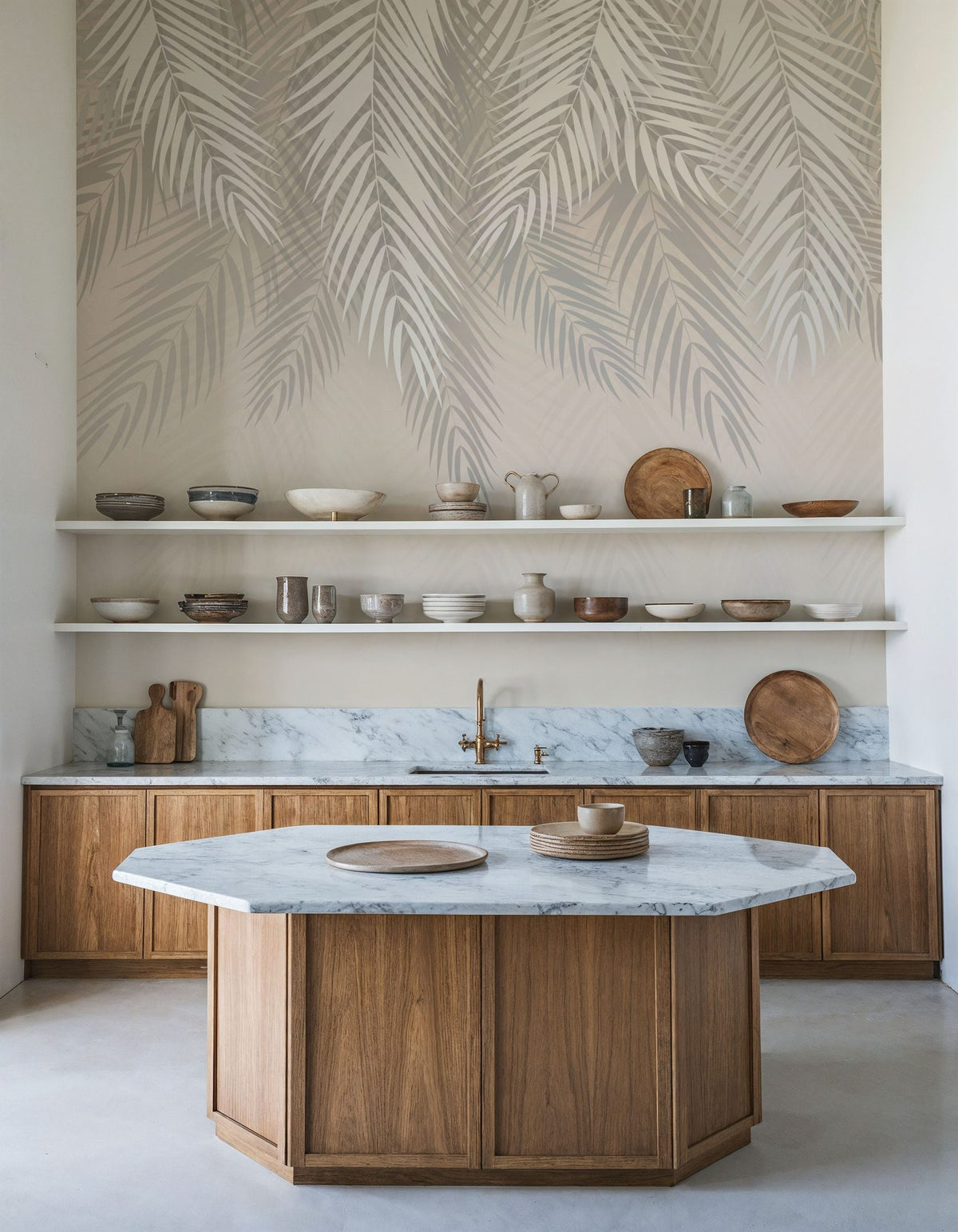 Slow Winter Pine Mural Wallpaper - room preview 04