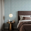 Ocean Dreams Blue Mural Wallpaper - room preview 04