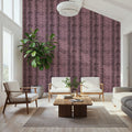 Panthera Tiger, Pink Mural Wallpaper - room preview 04