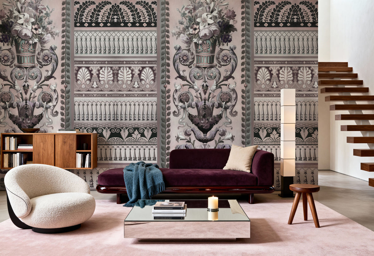 Flower Mountain, Rose Mural Wallpaper - room preview 04