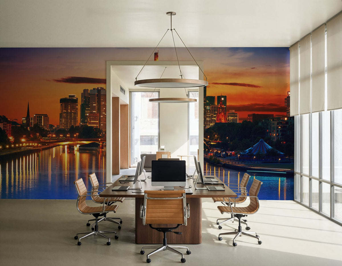 Metropolitan Twilight, Mural Wallpaper - room preview 04