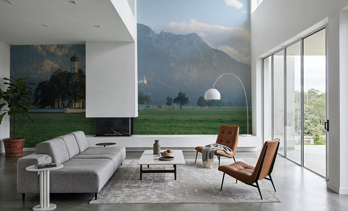 Alpine Sanctuary Mural Wallpaper - room preview 04