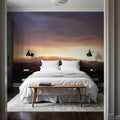 Sunset Highway Journey Mural Wallpaper - room preview 04