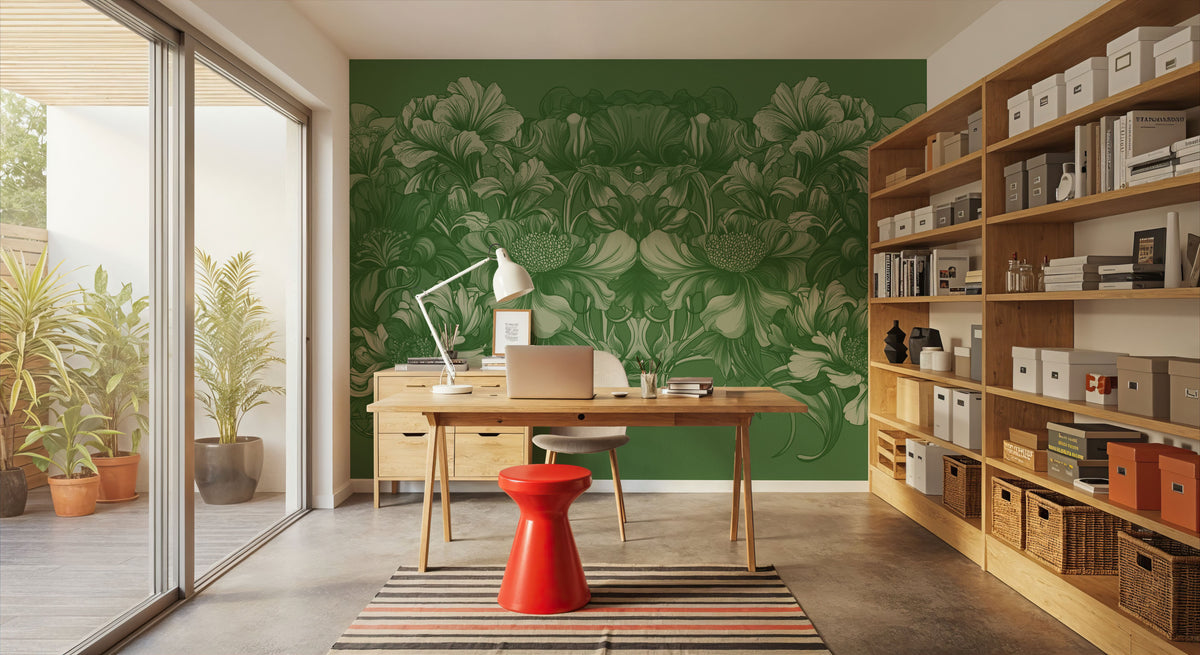 Scandi Flower III Mural Wallpaper - room preview 04