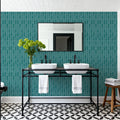 Coastal Signals Turqouise Mural Wallpaper - room preview 04
