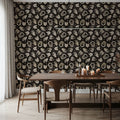 Symbolic Halloween Black Mural Wallpaper - room preview 04