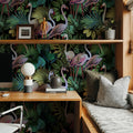 Flamingo Oasis Mural Wallpaper - room preview 04