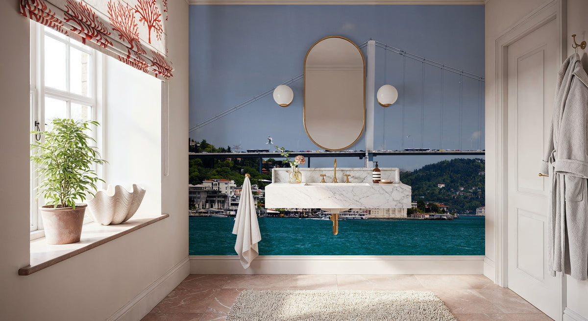 Harbor Bridge Majesty Mural Wallpaper - room preview 04