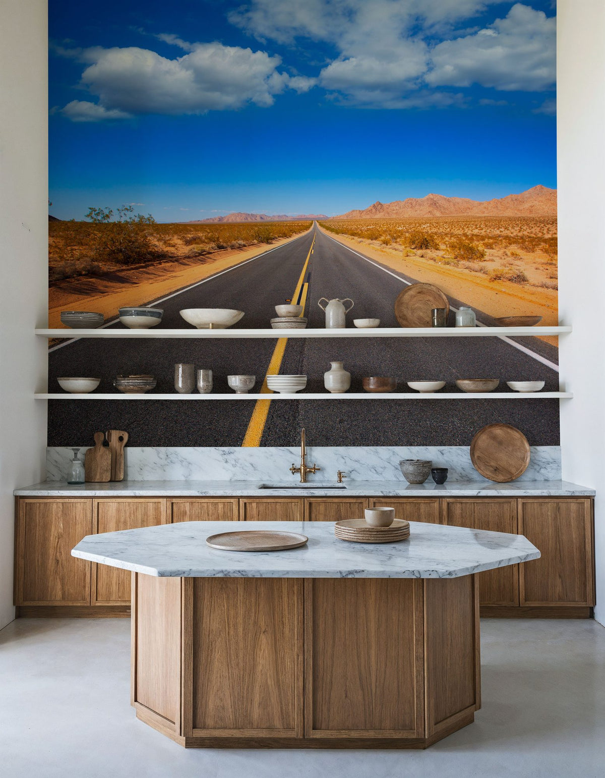 Route 66 Roadtrip Mural Wallpaper - room preview 04