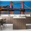 Purple Thames Twilight Mural Wallpaper - room preview 04