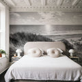 Dune Landscape, Black & White Mural Wallpaper - room preview 04